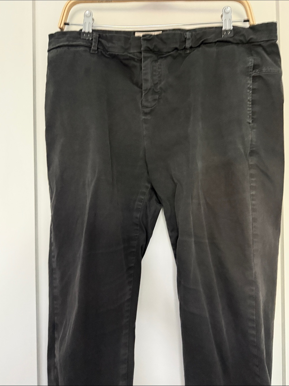 Nili Lotan Tel Aviv Black Cotton Cropped Pants Size 10 - Picture 3 of 5